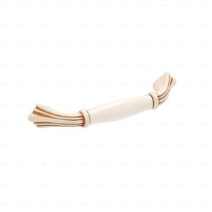 Tirador muebles zamac y porcel 70 dist entre ejes 96mm dorado lote de 25