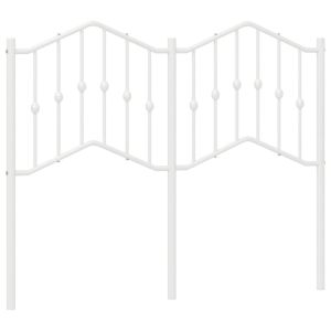 vidaXL cabecero de repuesto de metal blanco 120 cm