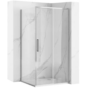 Rea cabina de ducha rapid slide chrom 140x100, 140x100x195 cm