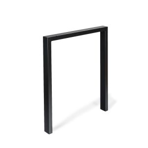 Pata de mesa rei 915 | 580x60x695 mm | negro poro | acero