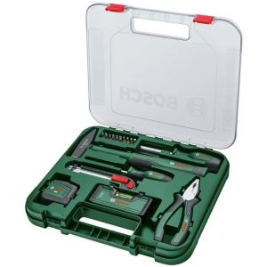 Juego de herramientas manuales Bosch « universal » de 17 piezas (kit de her