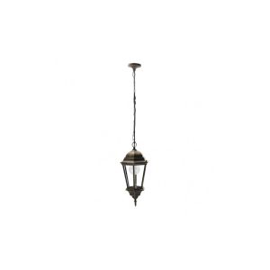 Regulus outdoor ceiling light 1xe27 aluminium / crystal black