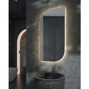 LEDimex-espejo cardiff 110x60 rectangular retroiluminado cálido