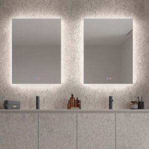 LEDimex - espejo 80x80cm LED retroiluminado antivaho