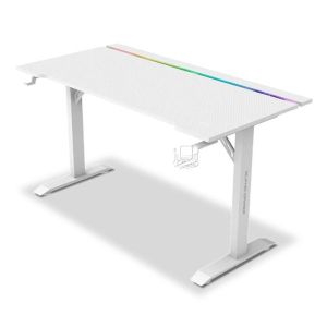 Mesa de juego alpha gamer starla rgb blanca