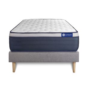 Pack colchón actimemo max 80x190cm + somier, espuma viscoelástica, 7 zonas