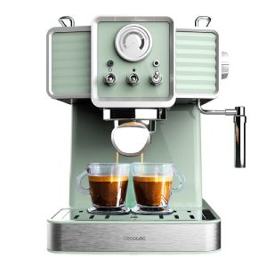 Cecotec cafetera express power espresso 20 tradizionale light green. 1350
