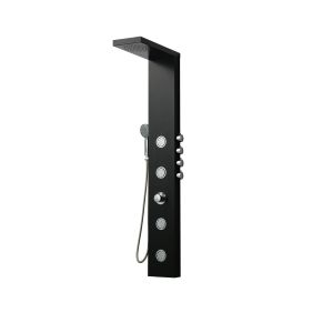 Columna de hidromasaje termostática modelo a-841 negro