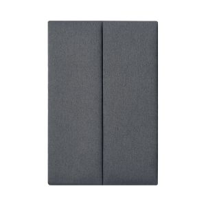 Set de 2 paneles de pared carpino textil 90x30cm - gris oscuro [neu.haus]