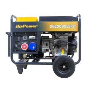 Dg20000lek-t generador diésel abierto full power 15kw/20kva itcpower