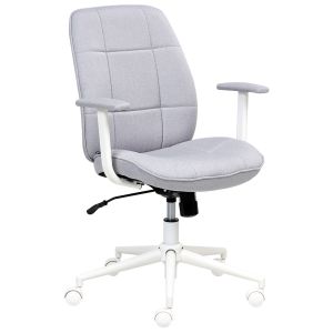 Silla de oficina carlton tela gris
