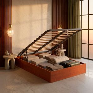 Canapé somier 105x190cm royal sleep cerezo montaje incluido