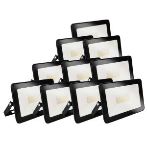 10 focos LED 100w ipad 4000k