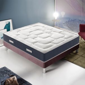 Colchón 90x200 viscoelástica 30 cm de altura 5 cm viscoelastica 9 zonas