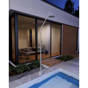 Ducha de piscina alaska en acero inox | poolimex