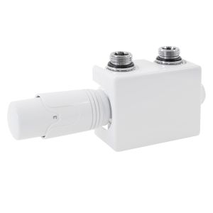 Kit de conexión central termostato blanco 50mm ecd germany