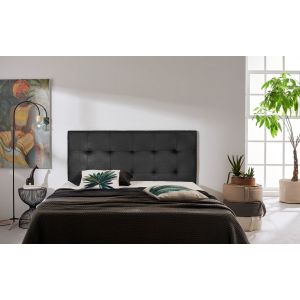 Cabecero aster polipiel negro 100