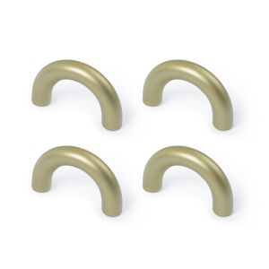 Tirador para mueble rei 150 | 40x8x24 mm | oro mate líquido | 4 uds.