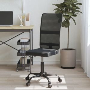 Silla de oficina tela de malla negra es4251