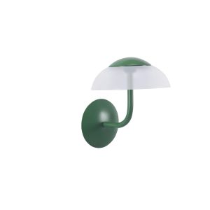 Forlight ecliptaii aplique exterior en color verde con LED blanco cálido 3