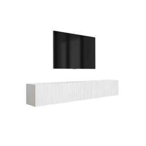 Mueble tv mural cerrado - blanco mate 2x100 cm