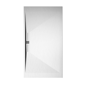 Plato de ducha pizarra edis blanco  80x200 cm rejilla color