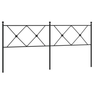 vidaXL cabecero de metal negro 180 cm