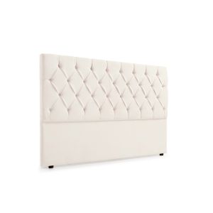 Cabecero tapizado capri acualine 130x120x12 cm - moonia
