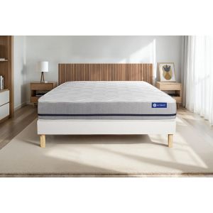 Pack colchón actilatex soft 120x210cm + somier multiláminas, látex y espuma