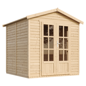 Caseta de jardín de madera Timbela m351fb, con suelo, oficina