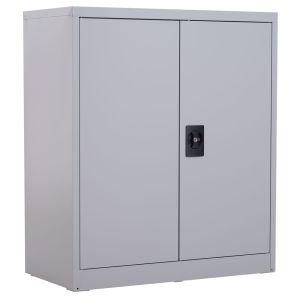 Armario archivador 80x40x92.5 cm acero laminado en frío color gris vinsetto