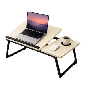 Mesa plegable multifunción 56x32x25cm nyana home tablero 5 niveles portátil