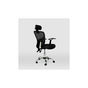 Silla de escritorio ergonómica carla con ruedas y reposacabezas