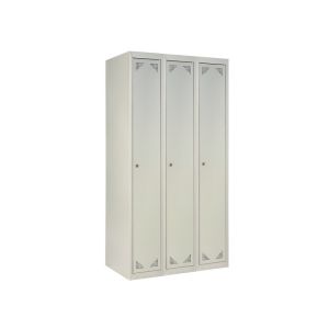 Taquilla metálica vestuario desmontada 3 puertas 750 x 1800 x 460