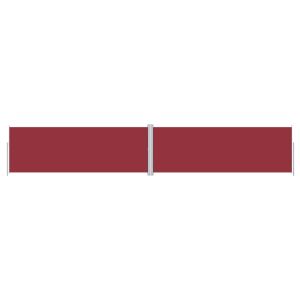 vidaXL toldo lateral retráctil rojo 180x1000 cm