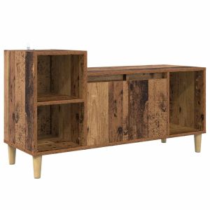 Mueble de tv rectangular antiguo y práctico con 2
