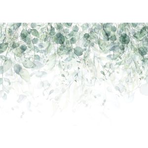 Papel pintado pared hojas verde 400x280 fotomurales xxl dormitorio