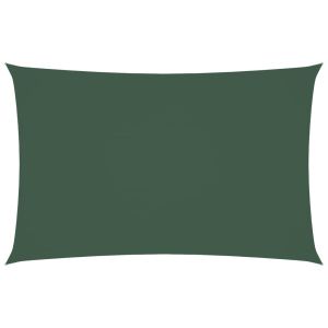 vidaXL toldo de vela rectangular tela oxford verde oscuro 2x4,5 cm