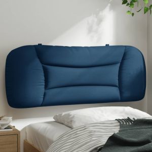 Cabecero de cama acolchado tela azul 100 cm eso4729