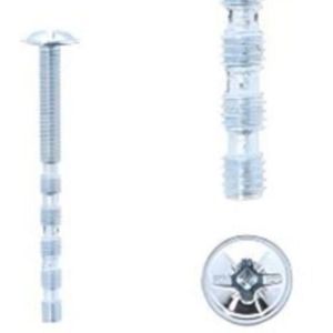 1 kit composto da 25 viti zincata m4x25 mm