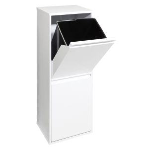 Arregui basic cr201-b cubo de basura y reciclaje de acero 2 x 17 l (34 l)