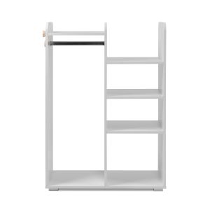 Estantería perchero blanco - altura 110 cm - lala 41a
