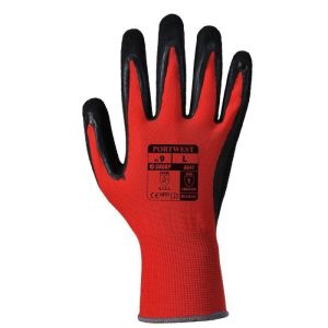 Guantes red cut 1 a641 portwest - rojo / negro