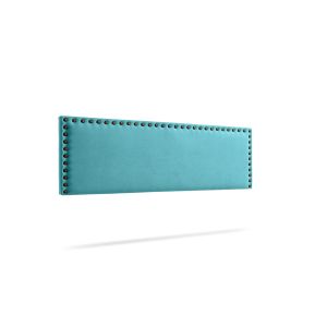 Cabecero tapizado modena acualine 130x55x8 cm - turquesa - moonia