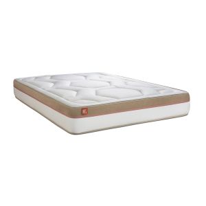 Colchón blanco con espuma viscoelástica 200 x 200