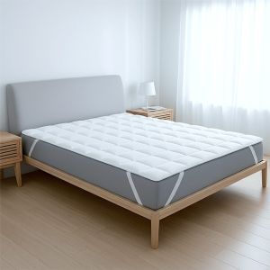 The white stone topper 160x190 cm de guata de 500 g