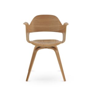 Set de 4 sillones madera contrachapado roble, 60x51x80cm