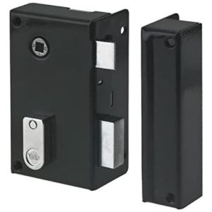 Cerradura vertical de superficie con rodillo - yale - yav36d - caqui, 2 lla
