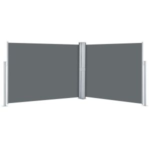vidaXL toldo lateral retráctil gris antracita 140x1000 cm