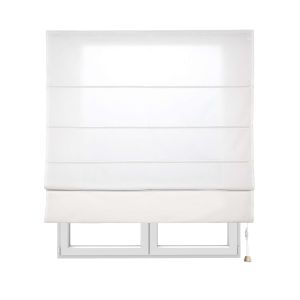 Estor plegable con varillas, estor traslúcido liso crudo, 105 x 175cm